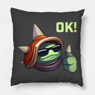 Rammus OK Emote (Minimal) Pillow