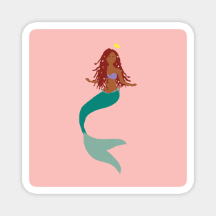 Black Mermaid Magnet