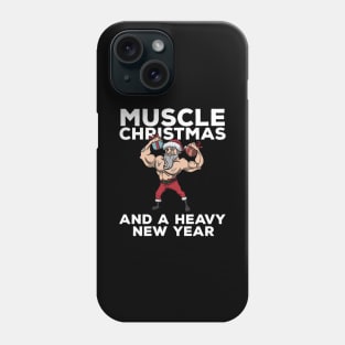 Workout Lifting Lifter Santa Claus Gym Christmas Fitness Phone Case