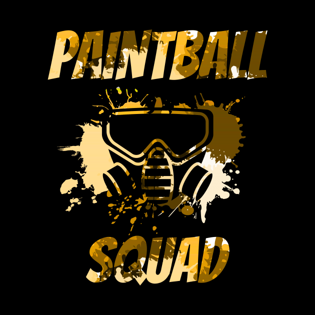 Matching Paintball T-Shirt Cool Fun Sports Game Team Shirt by warpartdesignstudio