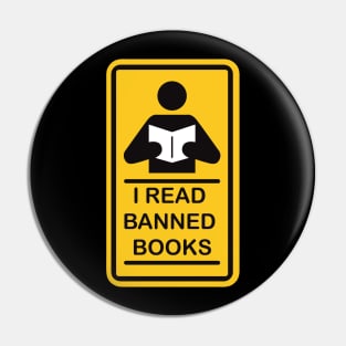 i read banned books Pin