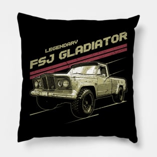 FSJ Gladiator Truck Jeep car trailcat Pillow