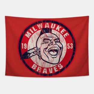 Milwaukee Indian 1953 worn Tapestry