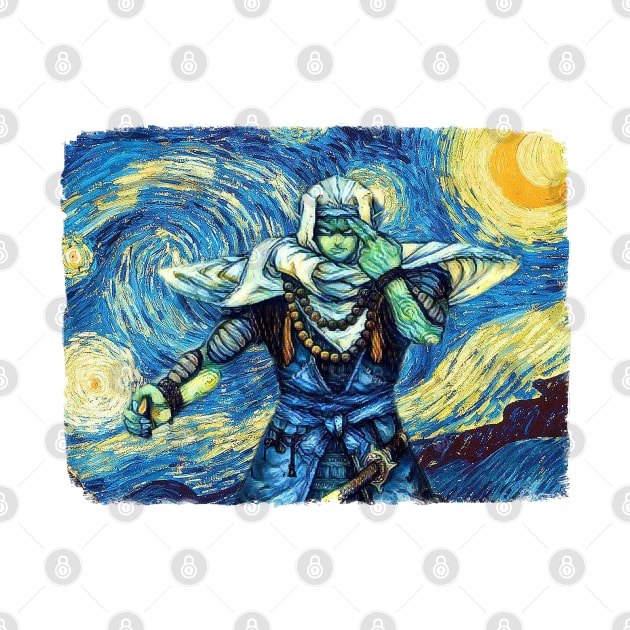 Piccolo Classic DBZ Van Gogh Style by todos