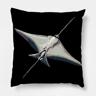 Pixel Stingray Pillow