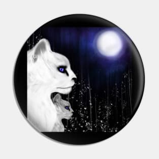 Cats in a forest Pin