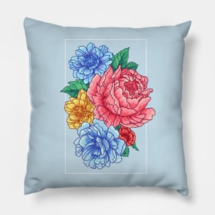 Framed Bloom Spring Pillow