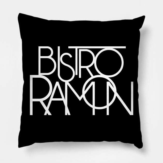 Signed, Sealed, and Bistro Ramon Pillow by klance