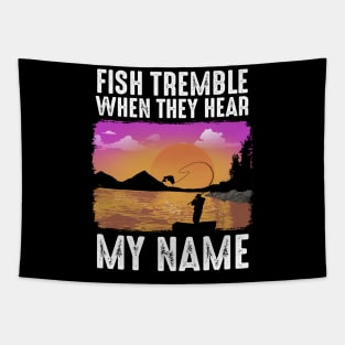 Fish Tremble When They Hear My Name Tapestry