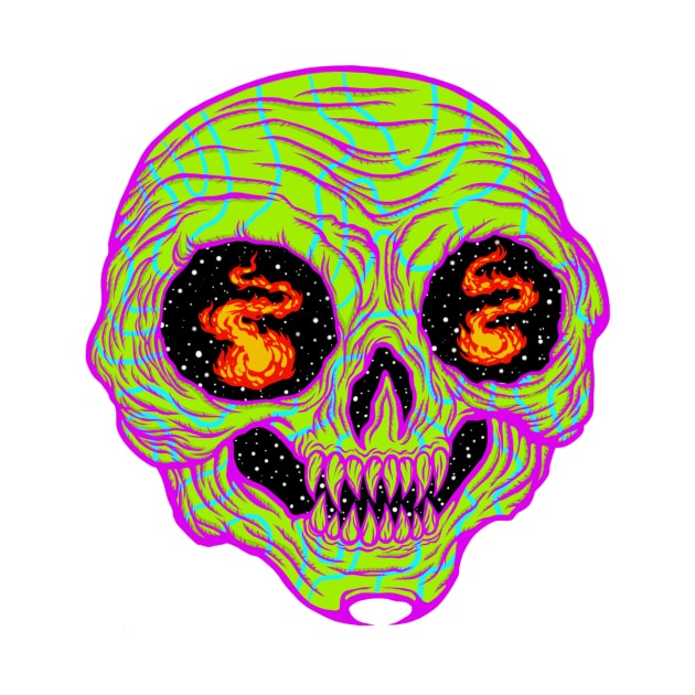 Ritual Skull by flynnryanart