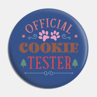 Official Cookie Tester - Merry Dogmas Pin