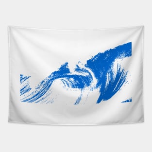 Behold, the blue ocean waves Tapestry