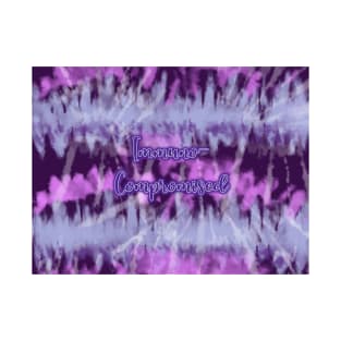 Immuno Compromised Fibro Lupus Crohns CFS FMS Spoonie Purple Tie Dye T-Shirt