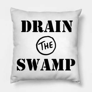 Drain The Swamp - Donald Trump T shirt Pillow