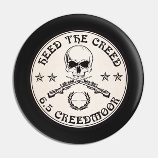 Heed The Creed On Black Pin