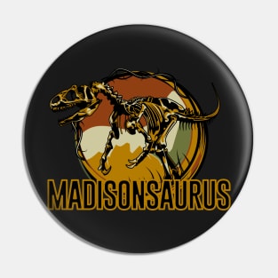 Madisonosaurus Madison Dinosaur T-Rex Pin