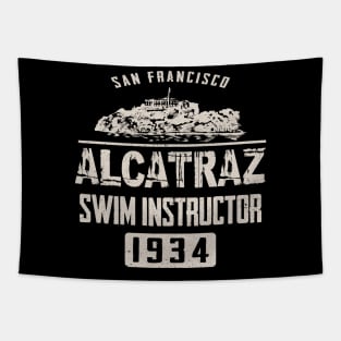 Alcatraz Swim Instructor 1934 Tapestry