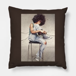 VINTAGE ERYKAH STYLE Pillow