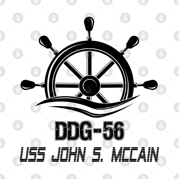 Uss John Mccain DDG 56 Gold by Javacustoms