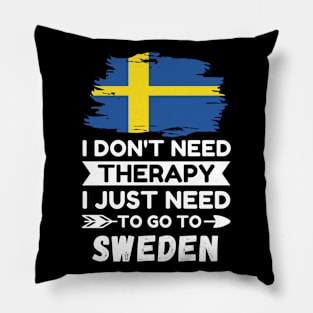 Sweden Trip Pillow