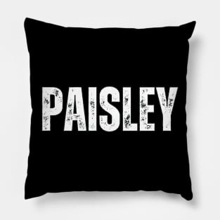 Paisley Name Gift Birthday Holiday Anniversary Pillow