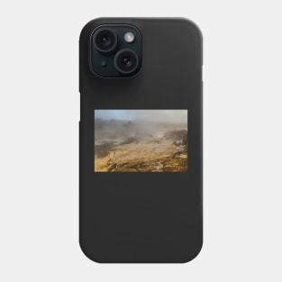 Falls of the Potomac in mist Phone Case