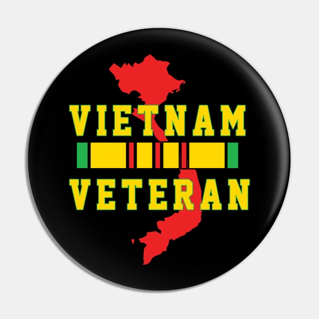 Vietnam Veteran Pin by Wykd_Life