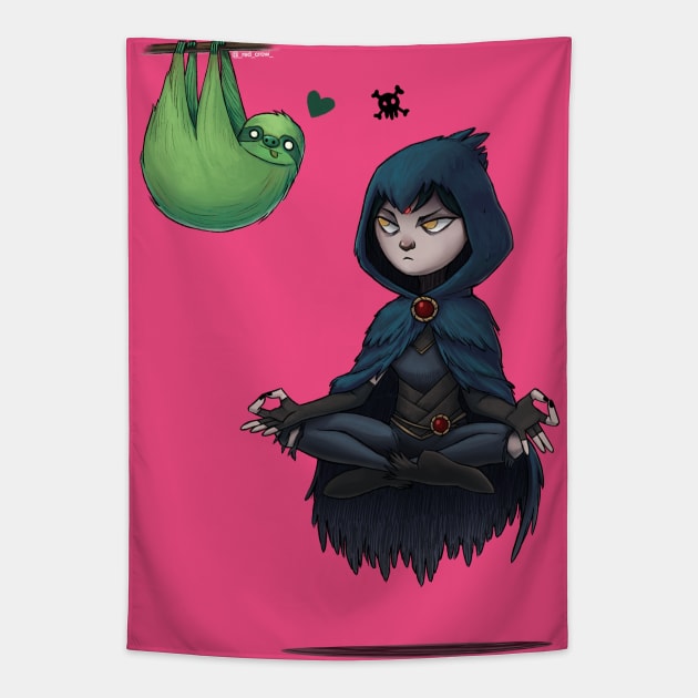 Raven and Beast Boy Tapestry by Oda182