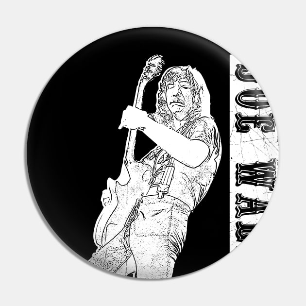 joe walsh // white retro Pin by Degiab