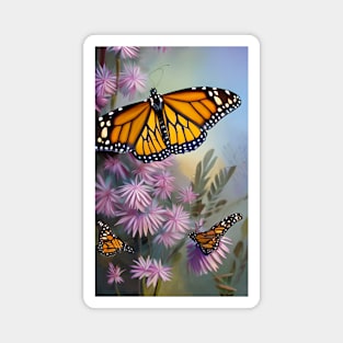 Monarch butterflies Magnet