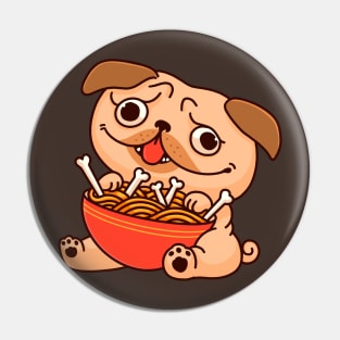 Noodles And Bones Pin