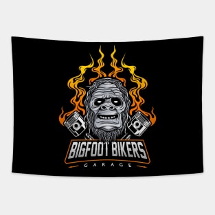 bigfoot bikers Tapestry