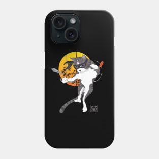 Full moon mission: Cat Ninja Phone Case