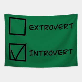 Introvert or Extrovert Tapestry