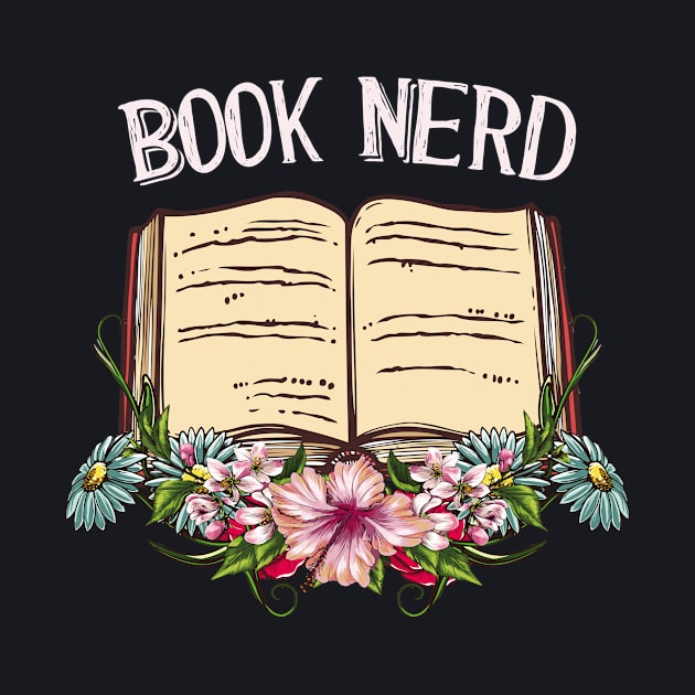 Book Nerd Reading Reader Gift by Foxxy Merch