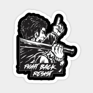 fight resistance riot Magnet