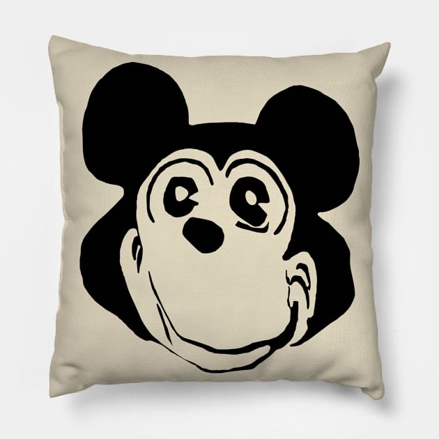 mucky mouse Pillow by trashgoods