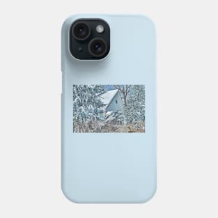 The Winter Cottage Phone Case