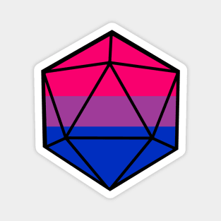 Bisexual Pride d20 Magnet