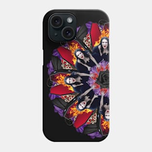 lady vampire mandala Phone Case