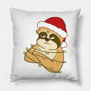 Christmas Sloth Pillow