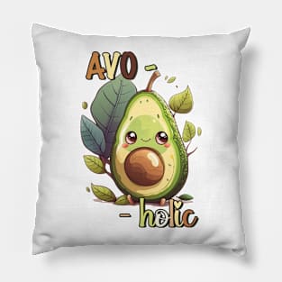 Avo-mania: Embracing the Kawaii Avocado Craze Pillow