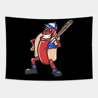 Baseball Brennball Softball Kickball Ballsport USA Tapestry