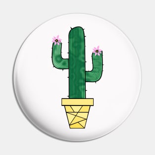 CUTE And Prickly Cactus - Cactus Art Pin