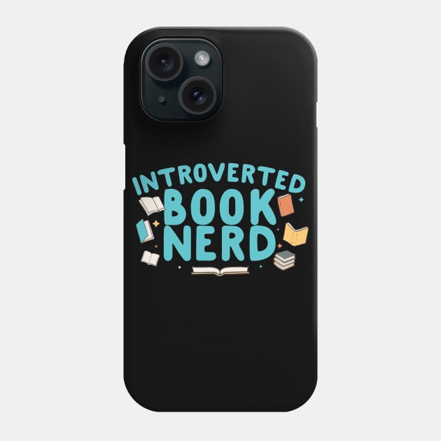 Introverted Book Nerd Phone Case by thingsandthings