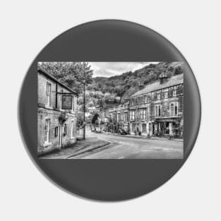 Matlock Bath, Derbyshire, England, Black And White Pin