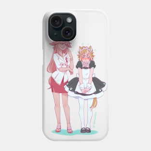 Gorou Maid with Yae Miko Phone Case