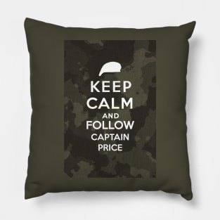 Keep Calm And Follow Captain Price Pillow