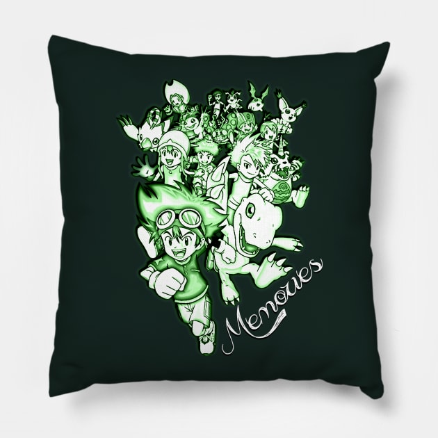 Digimon Memories Pillow by CursedRose