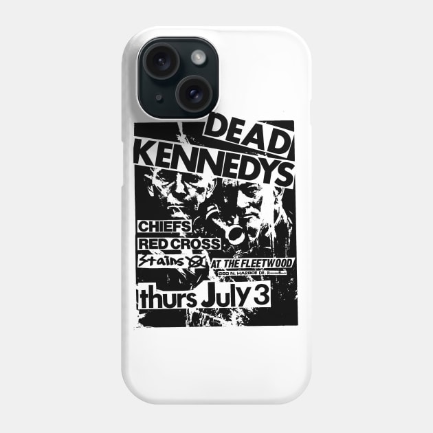 Dead Kennedys / The Chiefs / Red Cross / The Stains Phone Case by Punk Flyer Archive